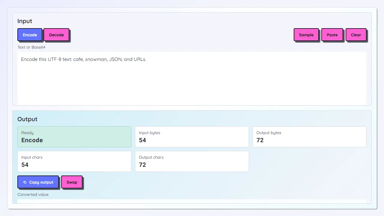 Base64 Encoder / Decoder teaser image