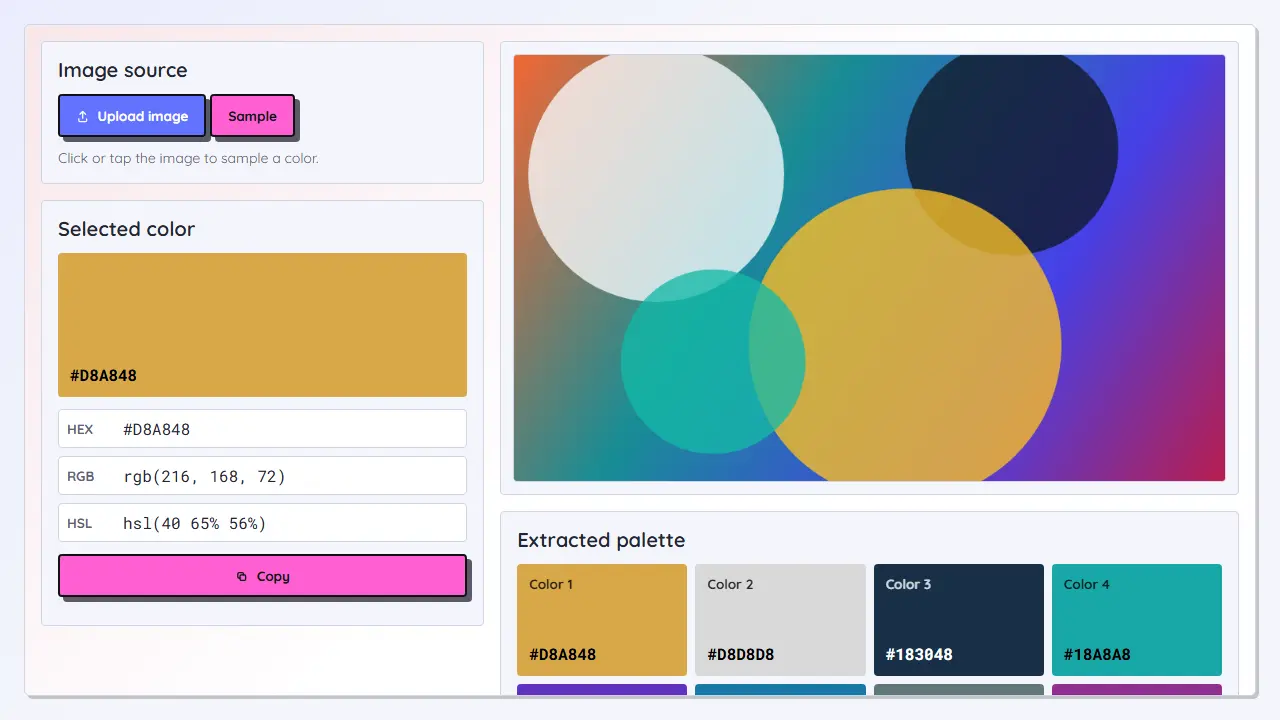 Image Color Picker teaser image