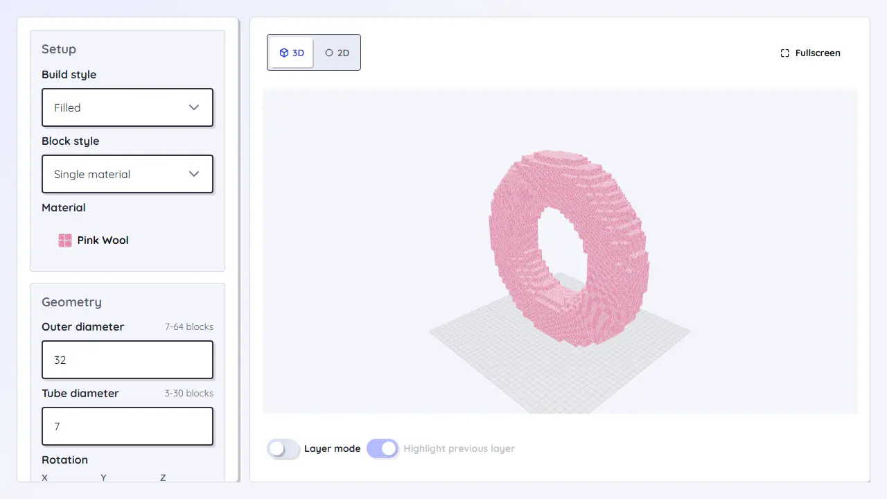 Minecraft Torus Generator teaser image