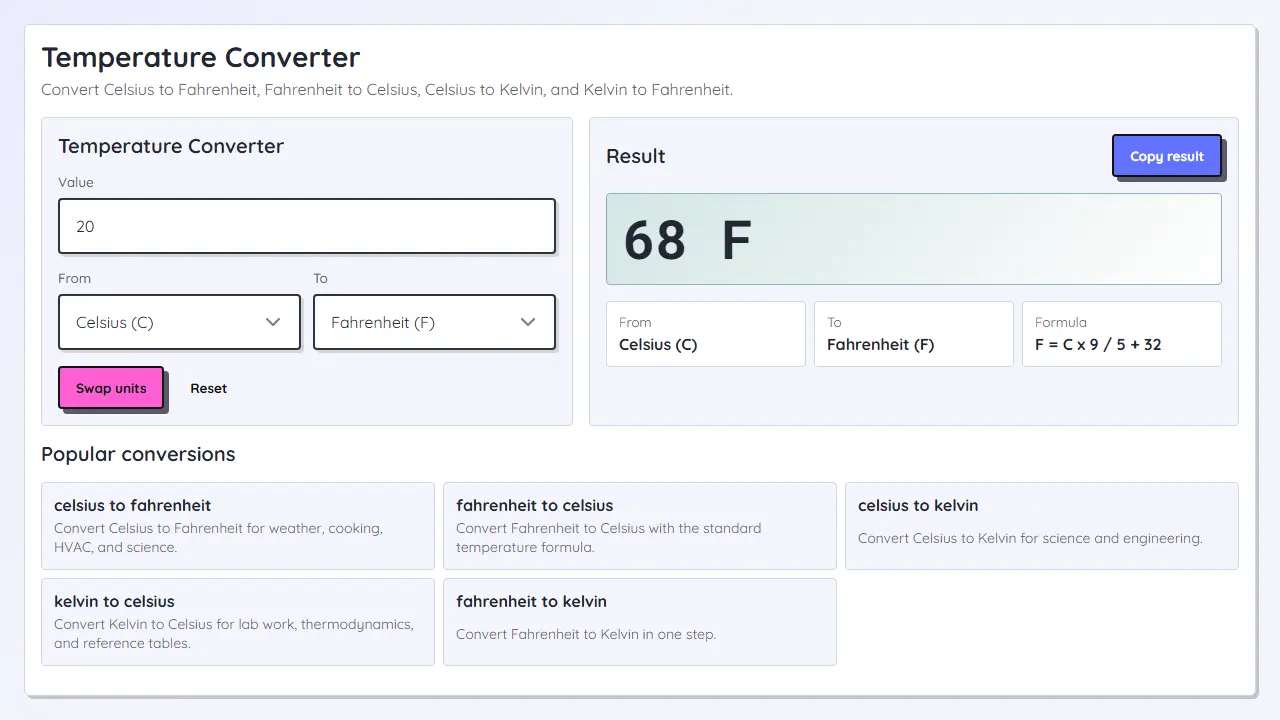 Temperature Converter teaser image