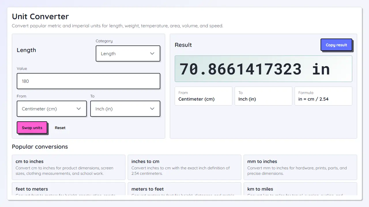 Unit Converter teaser image