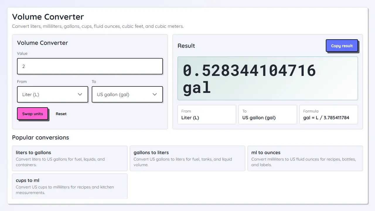Volume Converter teaser image